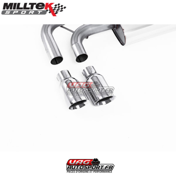 Demi-ligne (CatBack) - Sans silencieux intermédiaire - Look Edition 30 - Necessite Valance GTI VW Golf Mk5 2.0 TDI 140cv - SSXVW296 - Milltek – Image 2