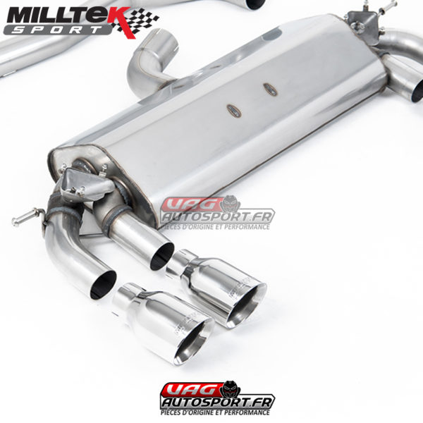 Demi-ligne (CatBack) - Sans silencieux intermédiaire VW Golf MK7 R 2.0 TSI EA888.3 300cv - SSXVW403 - Milltek – Image 2