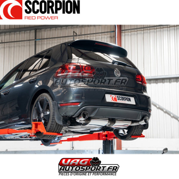 Demi-ligne / Cat-back Scorpion VW Golf Mk6 Gti 2.0 Tsi - SVW036 - Scorpion – Image 6