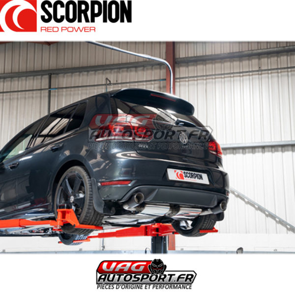 Cat-back Scorpion avec sorties carbone pour VOLKSWAGEN Golf Mk6 Gti 2.0 Tsi - SVWS036CF – Image 6