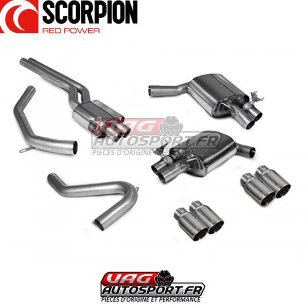 Demi-ligne Scorpion Audi S4 B9 Quattro 3.0T V6 Avant - SAU088 - Scorpion – Image 4