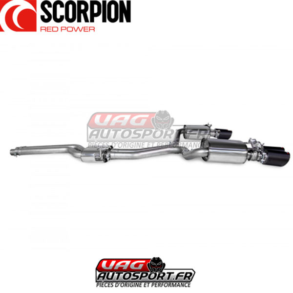 Demi-ligne Scorpion Audi S4 B9 Quattro 3.0T V6 Avant, Saloon/Sedan - SAU088CF - Scorpion – Image 3