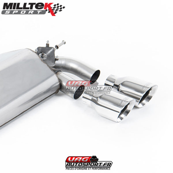 Demi-ligne (CatBack) - Sans silencieux intermédiaire VW Golf MK7 R 2.0 TSI EA888.3 300cv - SSXVW403 - Milltek – Image 3
