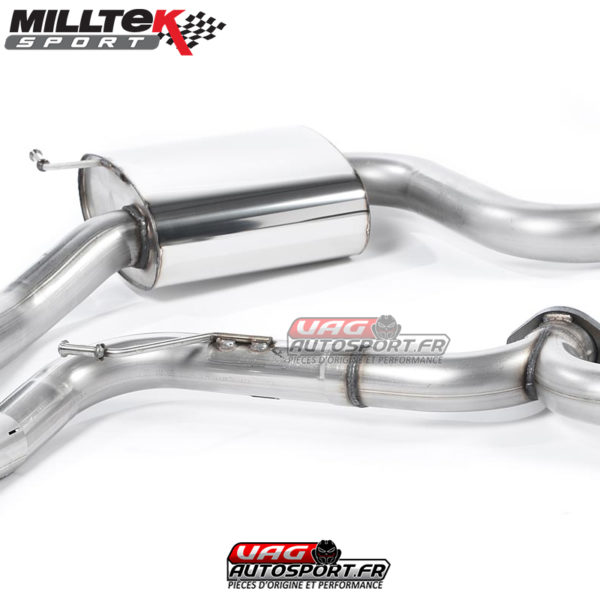 Demi-ligne (CatBack) VW Golf MK7 GTi (GTi Performance Pack, Clubsport, Clubsport S) - 2.0 TSI EA888 GEN3 - SSXVW230 - Milltek – Image 2