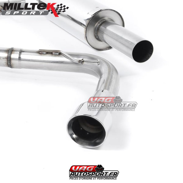 Demi-ligne (CatBack) VW Golf MK7 GTi (GTi Performance Pack, Clubsport, Clubsport S) - 2.0 TSI EA888 GEN3 - SSXVW230 - Milltek – Image 3