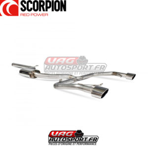 échappement inox après cata, sans intermédiaire, pour SEAT Leon Cupra ST 280 & 290 - SSTS012 - Scorpion