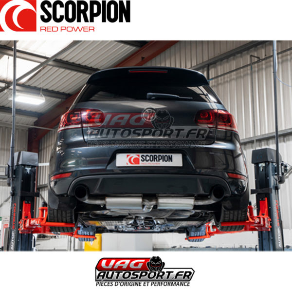 Cat-back Scorpion avec suppression d'intermédiaire pour VW Golf 6 Gti 2.0 Tsi 211cv - SVWS036C – Image 4