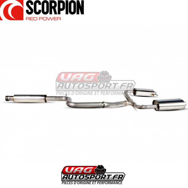 Cat-back avec silencieux intermédiaire Scorpion pour SKODA Octavia 5E vRS 2.0 TSi - SSK003 - Scorpion – Image 4