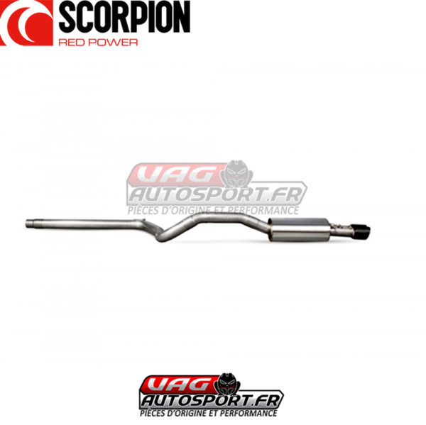 Demi-ligne / Cat-back VOLKSWAGEN Polo Gti 1.8T 9n3 - SVWS052C - Scorpion – Image 3