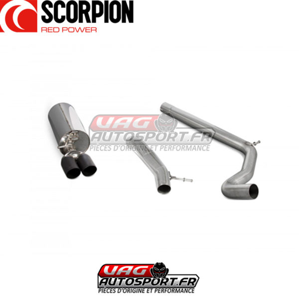 Cat-back sans silencieux intermédiaire pour VW Polo Gti 1.8TSi 6C 192cv - SVWS051C - Scorpion – Image 4