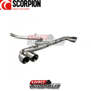 Cat-back Sorties Quad Duplex Scorpion pour AUDI TT Mk2 2.0 Tdi Quattro - SAU025