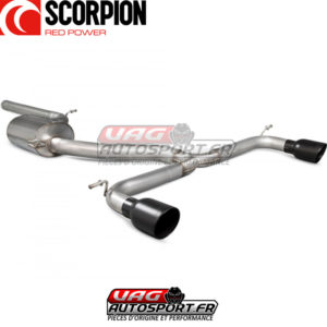 Echappement inox sans intermédiaire pour VW Golf 7 Gti - SVWS043C - Scorpion