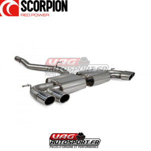 Demi-ligne / Cat-back avec suppression du silencieux intermédiaire - VW GOLF 7.5R - SVWS055 - Scorpion