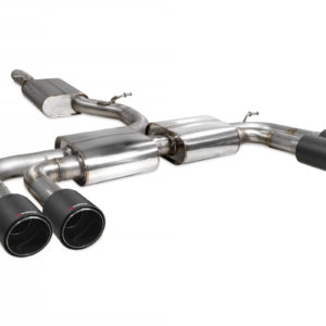 Demi-ligne / cat-back apres FAP avec silencieux sans valves - Audi S3 8V Facelift avec FAP (2019 2020) - SAU097CF - Scorpion