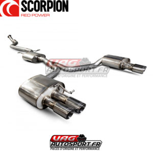 Demi-ligne / Cat-back AUDI A5 B8 2.0 TFSI - SAU073 - Scorpion