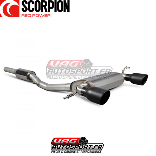 Demi-ligne / Cat-back INOX Audi TT Mk1 (8N) Quattro 180cv/225cv - SAU040C - Scorpion