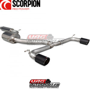 Demi-ligne Scorpion (Catback avec silencieux intermédiaire) pour VW Golf MK7.5 GTI - 2.0 TSI EA888.3 - SVW056CF - Scorpion