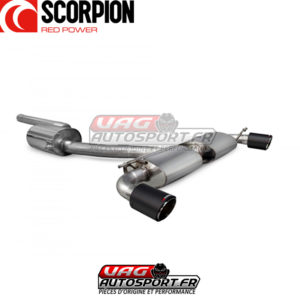 Demi-ligne d'échappement inox pour VW Scirocco R - SVW041CF - Scorpion