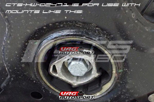 Insert de silentblocs inferieur CTS turbo Audi S3 8V / TT 8S / VW GOLF 7 / LEON MK3 CUPRA / OCTAVIA VRSIII - CTS-MM-TAI-3 – Image 2
