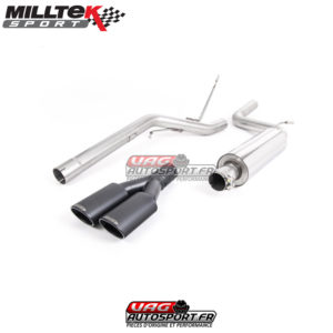 Ligne après filtre à particules - Sortie Twin Ovales - VW Caddy 2.0TDI 140cv 2WD (Manuelle et DSG) - Sauf Maxi - (2003+) - SSXVW300 - Milltek
