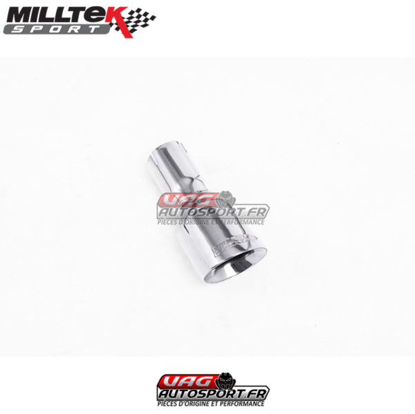 Ligne après filtre à particules - Sans silencieux intermédiaire - Ligne Race 76 mm - Look MK6 GTI - Necessite Valance GTI - Sorties GT100 - VW Golf Mk6 GT 2.0 TDI 170cv - (2009 - 2014) - SSXVW182 - Milltek – Image 7