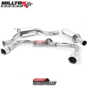 Demi-ligne (CatBack) VW Golf MK7 GTi (GTi Performance Pack, Clubsport, Clubsport S) - 2.0 TSI EA888 GEN3 - SSXVW230 - Milltek