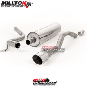 Demi-ligne d'échappement INOX pour VW UP GTI 1.0TSI 115cv - SSXVW432 - Milltek