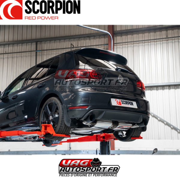 Cat-back Scorpion avec suppression d'intermédiaire pour VW Golf 6 Gti 2.0 Tsi 211cv - SVWS036C – Image 6