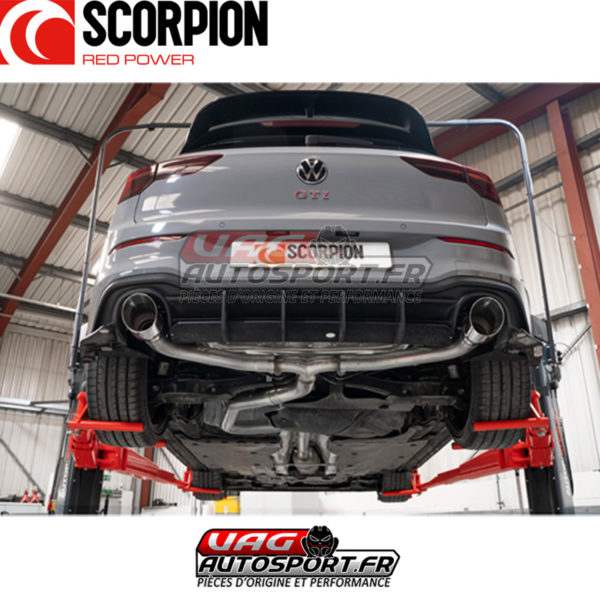 Demi-ligne  sans intermédiaire "Predator" - VW Golf MK8 GTI Clubsport - SVWS070D - Scorpion – Image 5