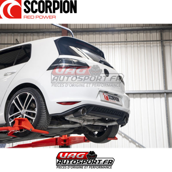 Cat-back avec sorties Style GTI - VW Golf MK7 GTD (2013 2017) - SVWS068CF - Scorpion – Image 6
