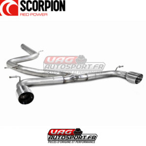Demi-ligne / Cat-back avec sorties GTi - Volkswagen Golf MK7 GTD 2.0 TDI (2013 2017) - SVWS068 - Scorpion