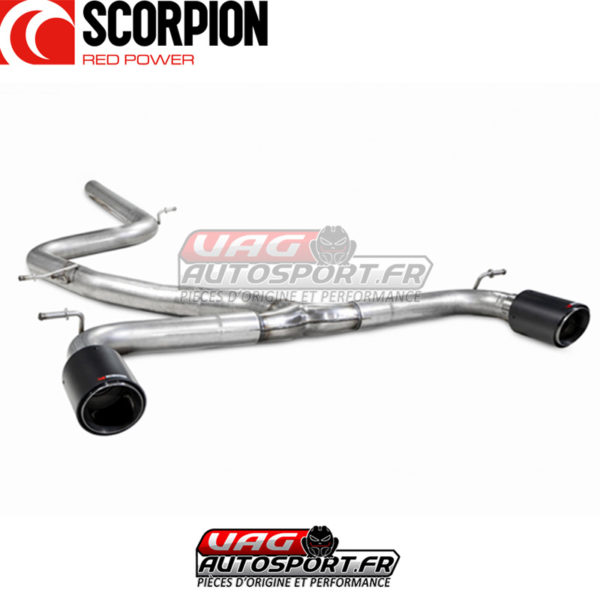 Cat-back avec sorties Style GTI - VW Golf MK7 GTD (2013 2017) - SVWS068CF - Scorpion