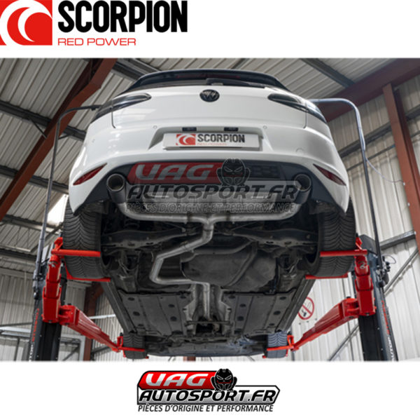 Cat-back avec sorties Style GTI - VW Golf MK7 GTD (2013 2017) - SVWS068CF - Scorpion – Image 5