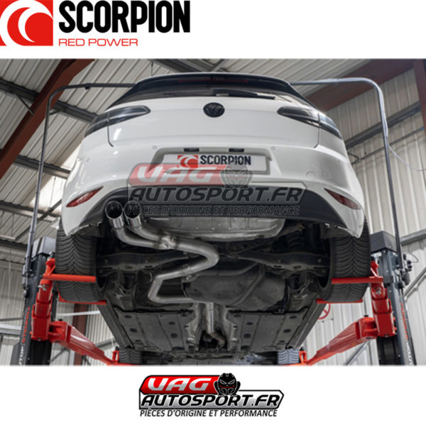 Demi-ligne / Cat-back - Volkswagen Golf 7 GTD 2.0 TDI (2013 2017) - SVWS067 - Scorpion – Image 5