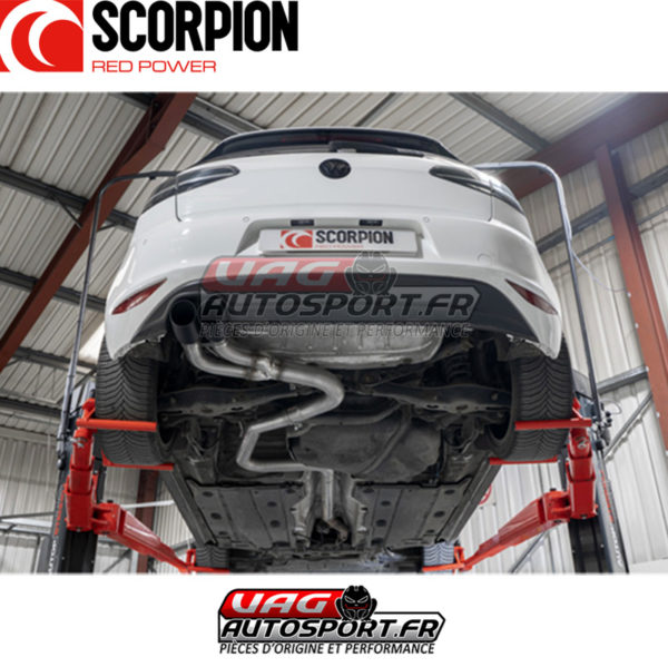 Demi-ligne / Cat-back - Volkswagen Golf MK7 GTD 2.0 TDI (2013 2017) - SVWS067C - Scorpion – Image 5