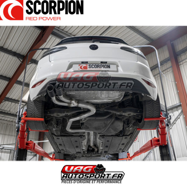 Demi-ligne / Cat-back - Volkswagen Golf 7 GTD 2.0 TDI 184cv (2013 2017) - SVWS067CF - Scorpion – Image 5