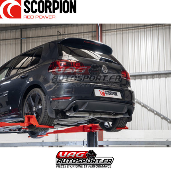 Demi-ligne / Cat-back sans intermédiaire Predator - VW  Golf Mk6 Gti 2.0 Tsi et Edition 35 - SVWS071C - Scorpion – Image 6