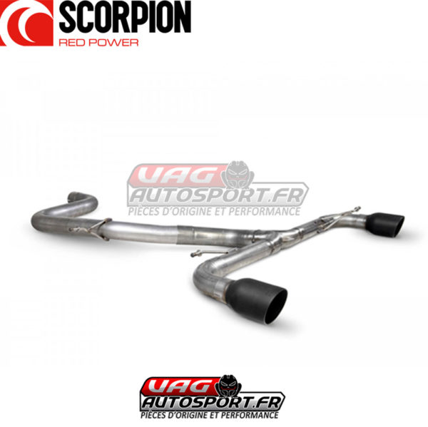Demi-ligne / Cat-back sans intermédiaire Predator - VW  Golf Mk6 Gti 2.0 Tsi et Edition 35 - SVWS071C - Scorpion