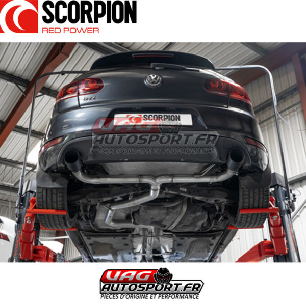 Demi-ligne / Cat-back sans intermédiaire Predator - VW  Golf Mk6 Gti 2.0 Tsi et Edition 35 - SVWS071C - Scorpion – Image 5