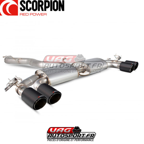 Cat-back sans intermediaire avec valves électroniques - Audi SQ2 (2019 2022) - SAUS090CF - Scorpion