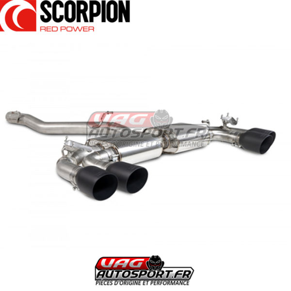 Demi-ligne / Cat-back sans intermediaire avec valves electroniques - CUPRA Formentor 2.0 TSI 4Drive 310 (2020 2022) - SSTS015C - Scorpion