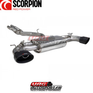 Demi-ligne / Cat-back sans intermediaire avec valves - Audi RS3 8V Facelift (FAP seulement) (2017 2020) - SAUS079CF - Scorpion