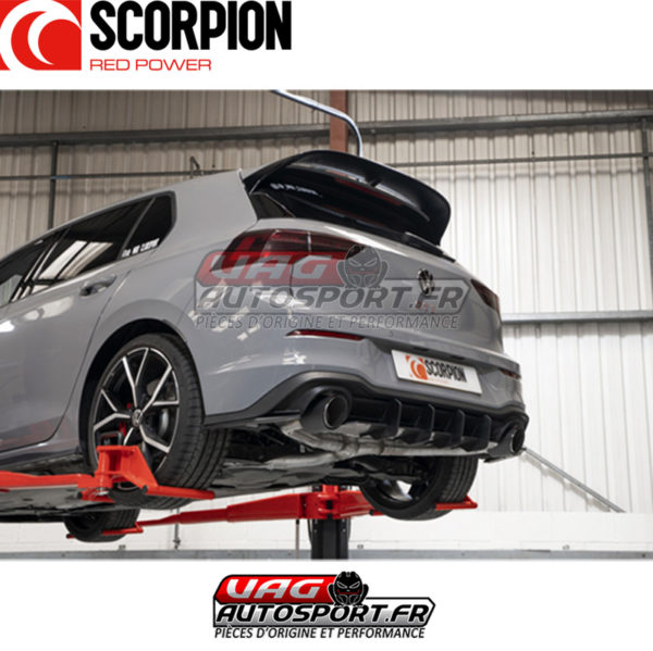 Demi-ligne / Cat-back sans intermediaire - Volkswagen Golf 8 GTI Clubsport - SVWS069CF - Scorpion – Image 6