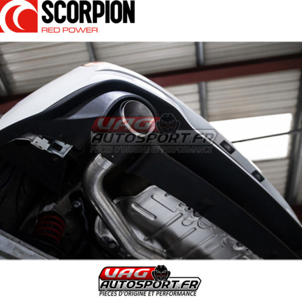 Demi-ligne d'échappement sans intermédiaire - VW Golf GTI MK8 2.0 TSI EA888.4 (2020 2022) - SVWS064CF - Scorpion – Image 5