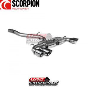 Cat-back sans intermédiaire sans valve - Audi S3 8Y Sportback 2.0 TSI EA888.4 (2020 2022) - SAUS094 - Scorpion