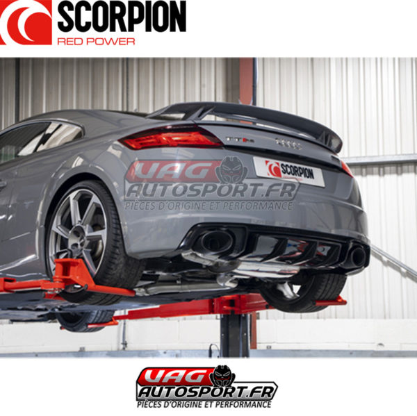 Demi-ligne / Cat-back sans intermediaire sans valve - Audi TTRS MK3 Coupe (8S) 2.5 TFSI EVO - SAUS082CF - Scorpion – Image 6