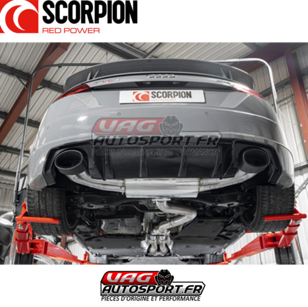 Demi-ligne / Cat-back sans intermediaire sans valve - Audi TTRS MK3 Coupe (8S) 2.5 TFSI EVO - SAUS082CF - Scorpion – Image 5