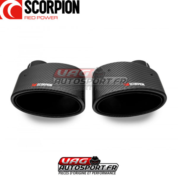 Demi-ligne d'échappement INOX avec silencieux et valves - Audi TTRS MK3 2.5 TFSI EVO (2017 2022) - SAU081CF - Scorpion – Image 7