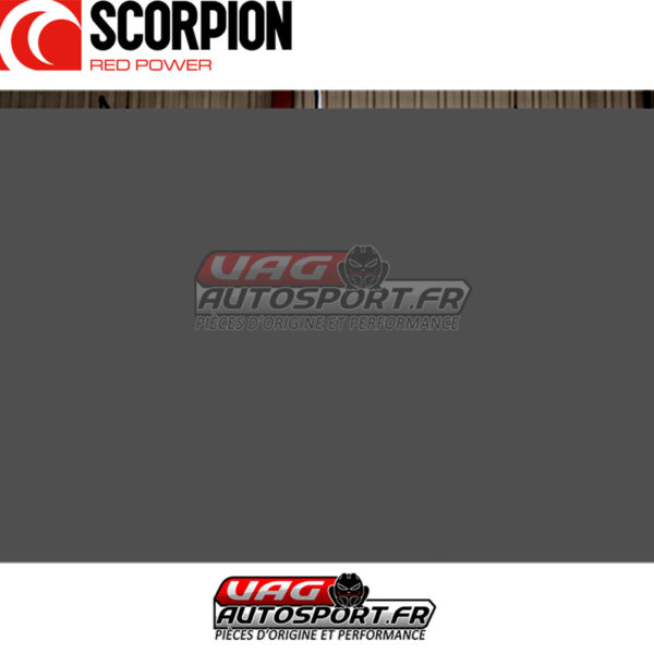 Demi-ligne avec silencieux sans valves et Black Ceramic Tailpipe - Audi S3 Saloon 8V.2 - SAU097C - Scorpion – Image 6