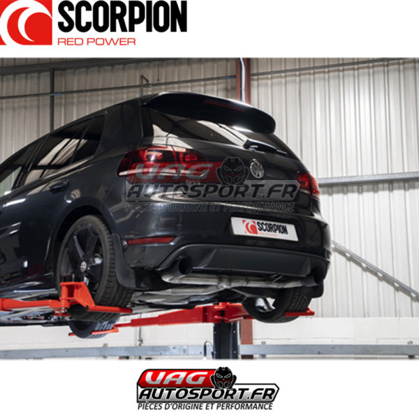 Demi-ligne INOX avec silencieux "Predator" - VW Golf Mk6 Gti 2.0 Tsi et Edition 35 2.0 TFSI EA113 K04 - SVW071C - Scorpion – Image 6
